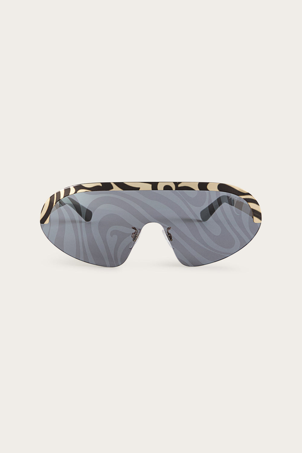 Pucci Marmo Detail Mask Sunglasses