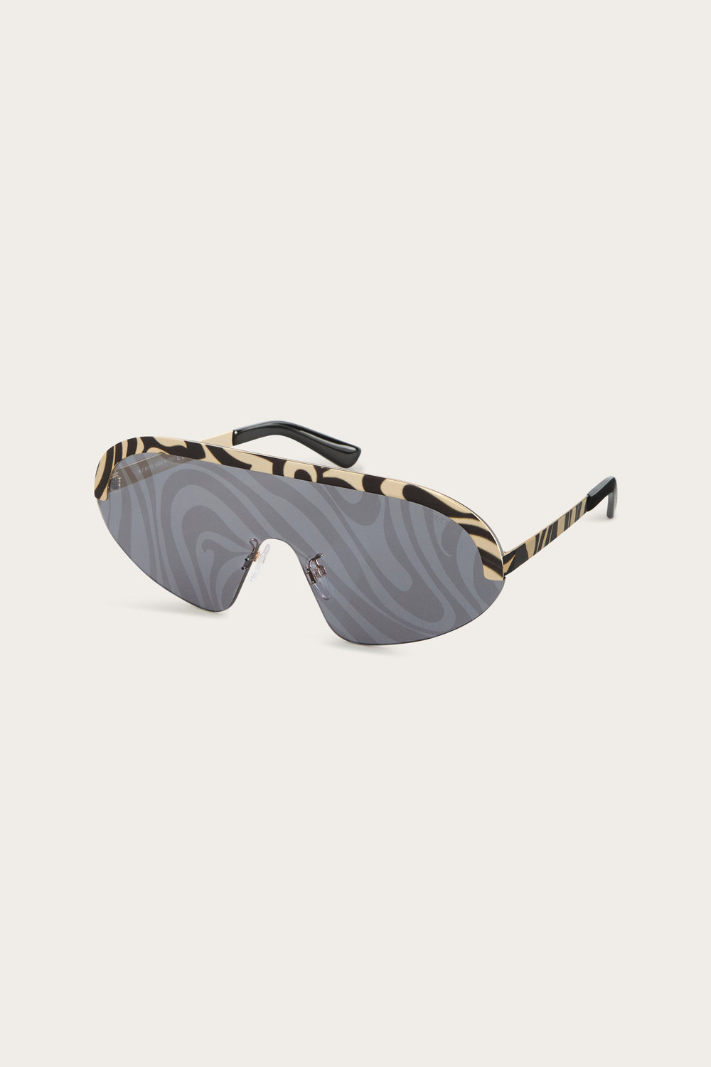 Pucci Marmo Detail Mask Sunglasses