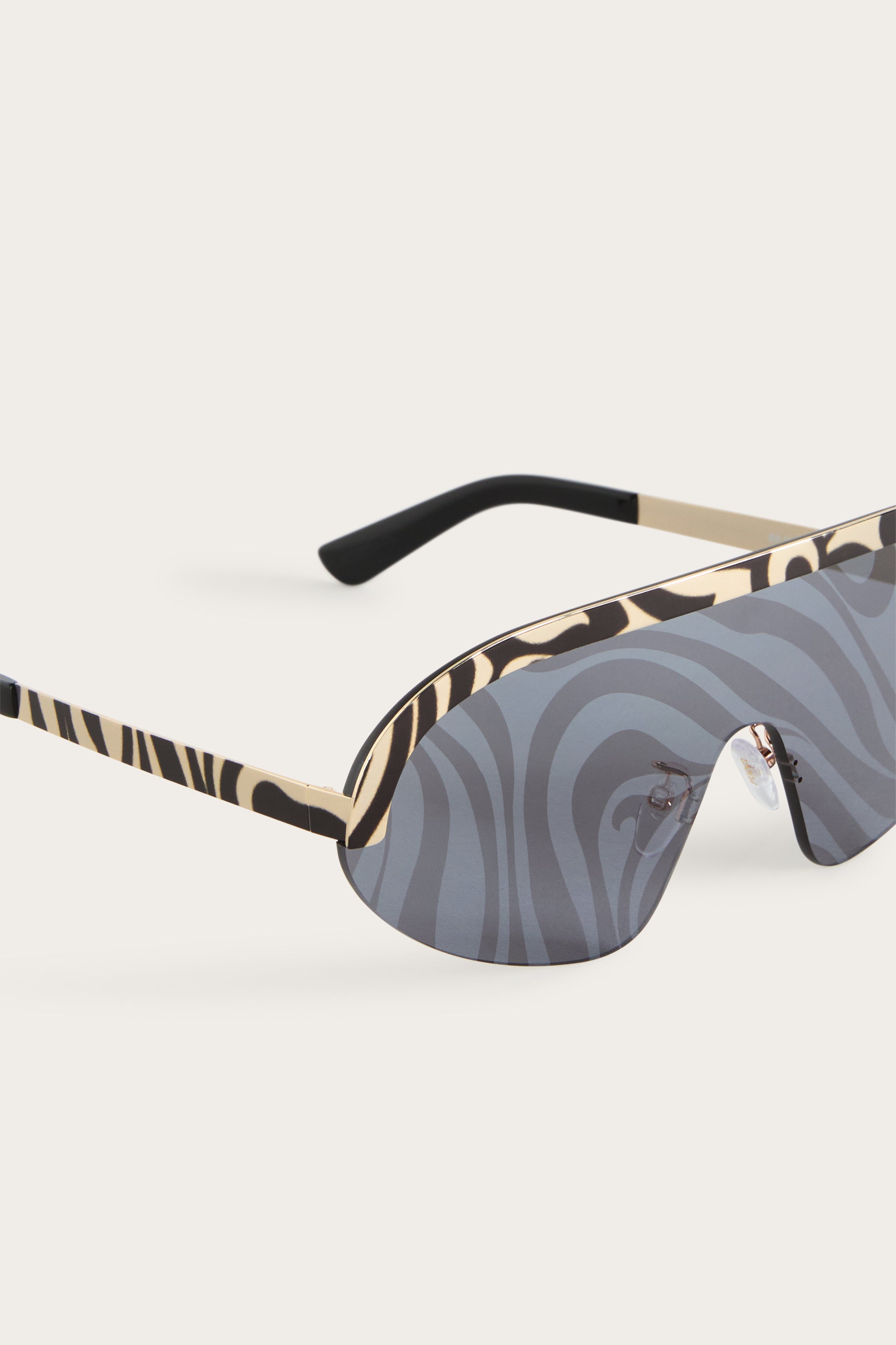 Pucci Marmo Detail Mask Sunglasses