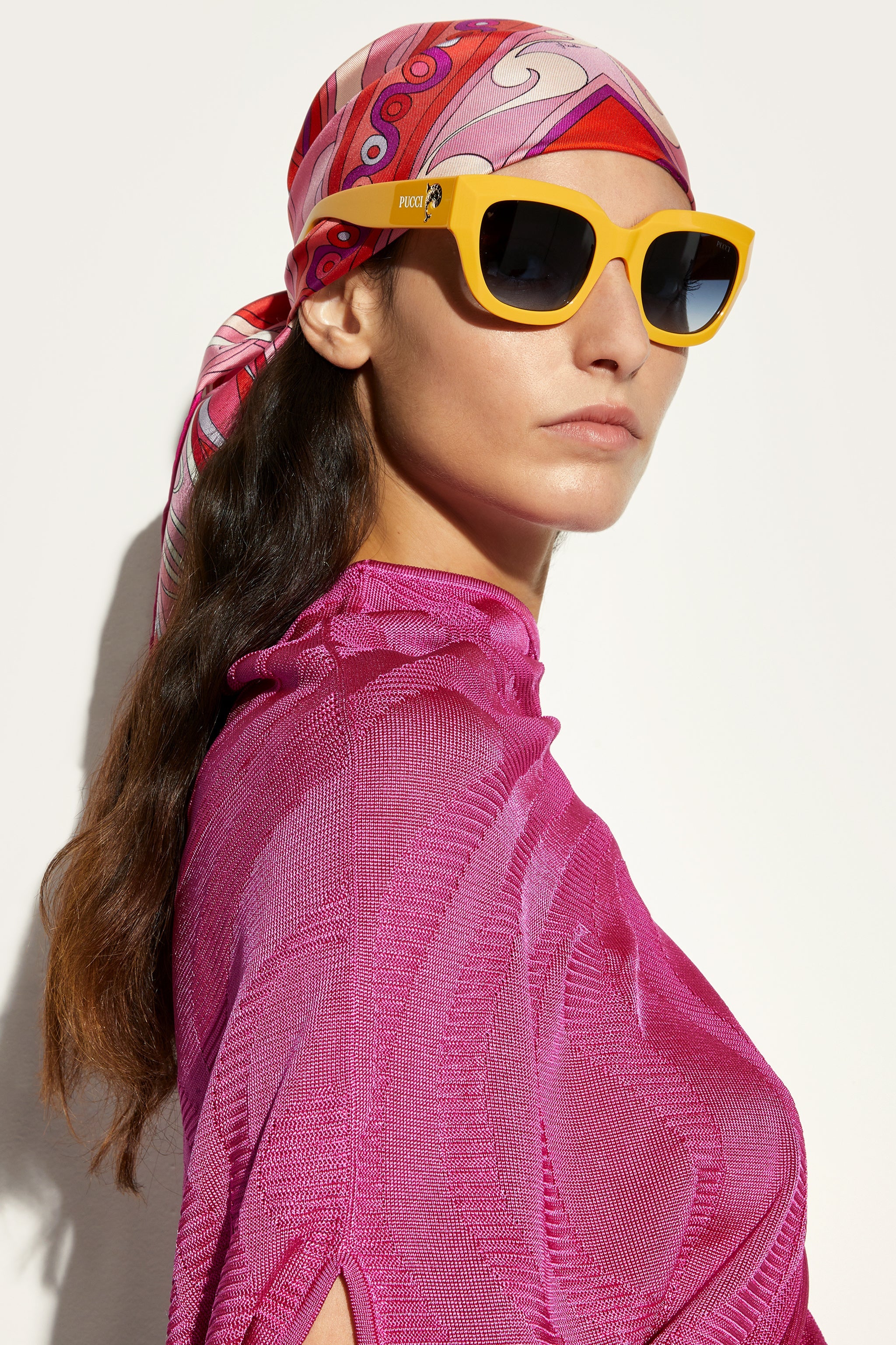 Pucci Pucci Fishtail Square Sunglasses