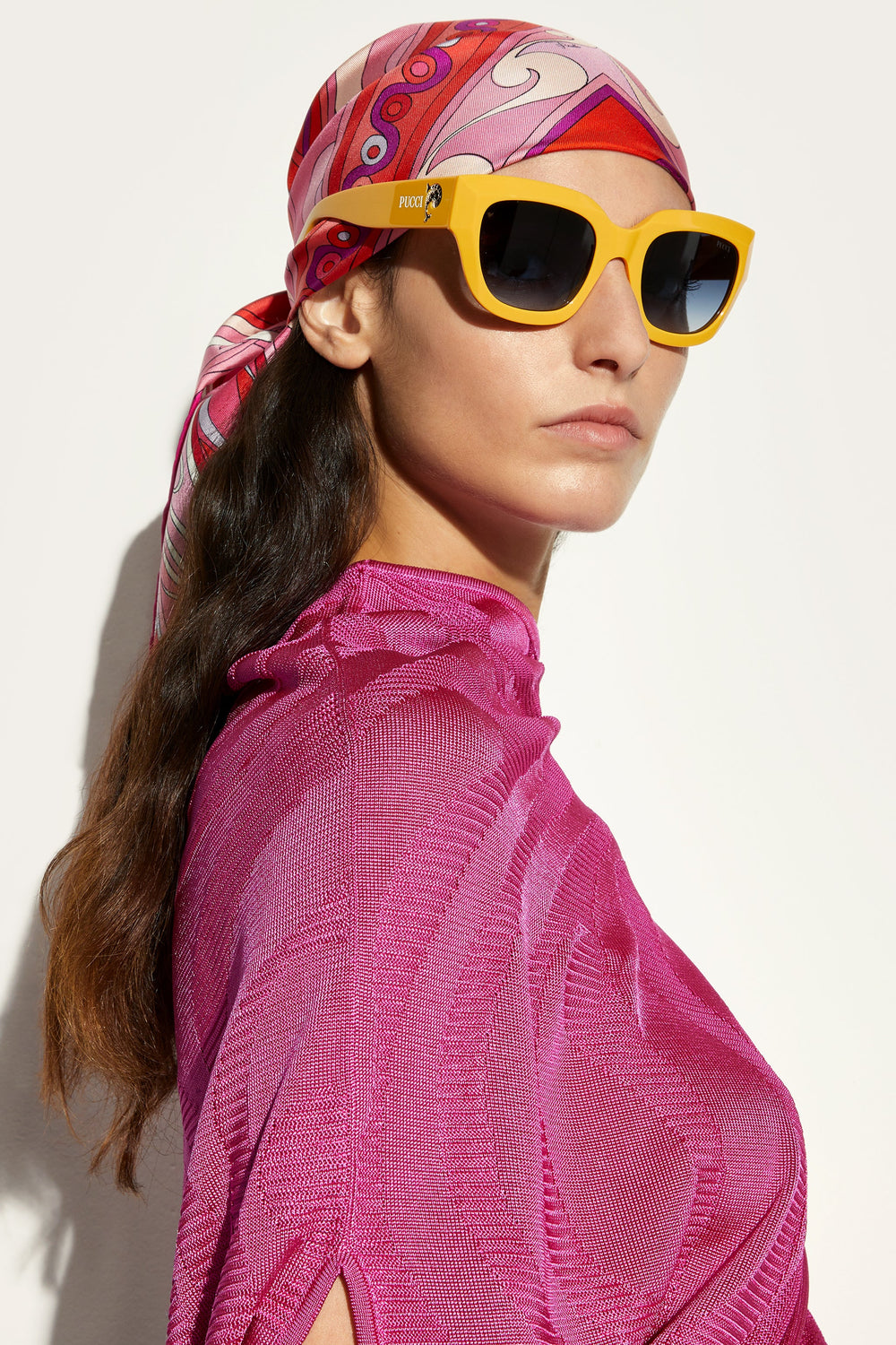 Pucci Pucci Fishtail Square Sunglasses