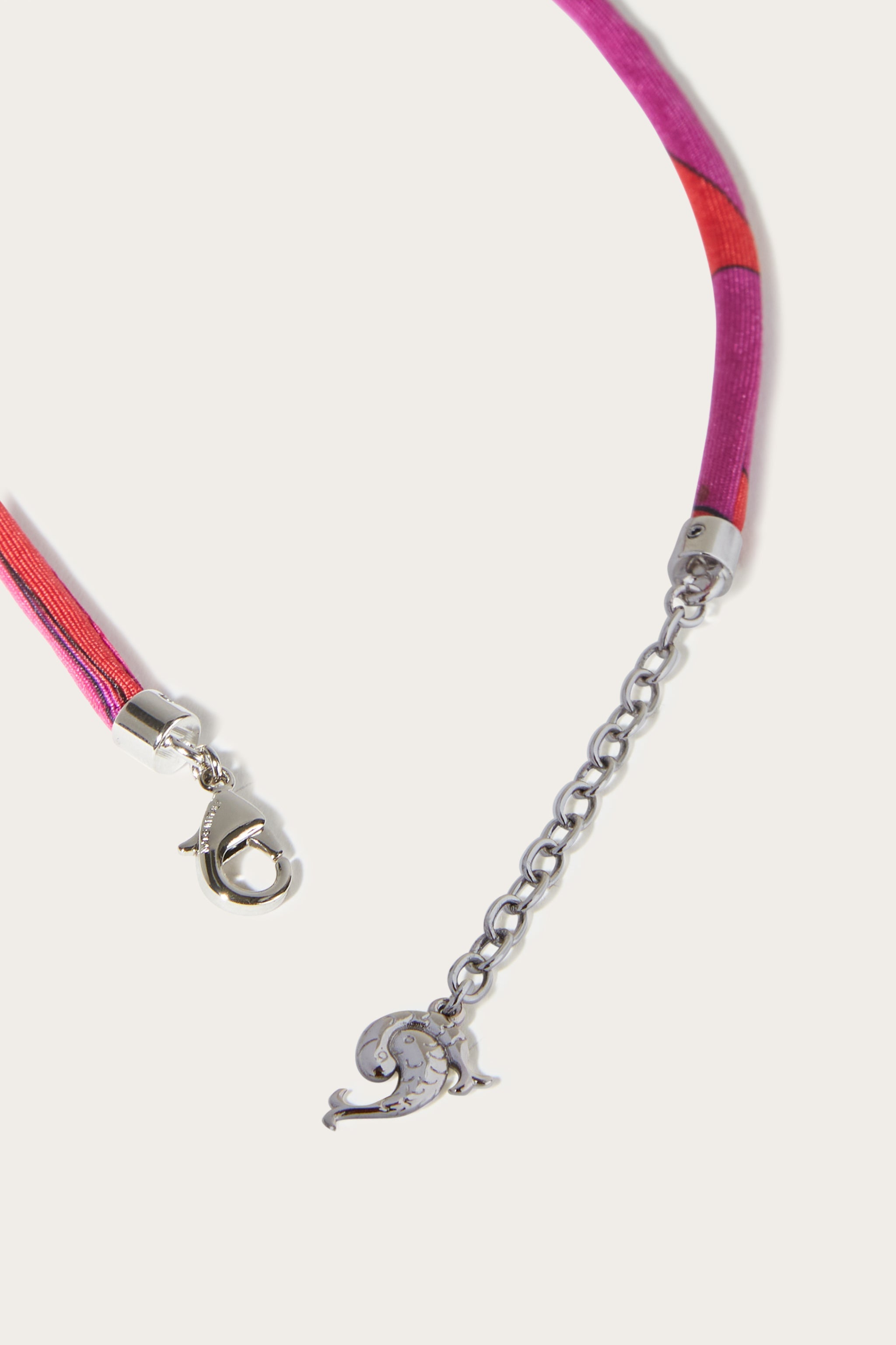 Pucci Marmo Print Choker With Pendants