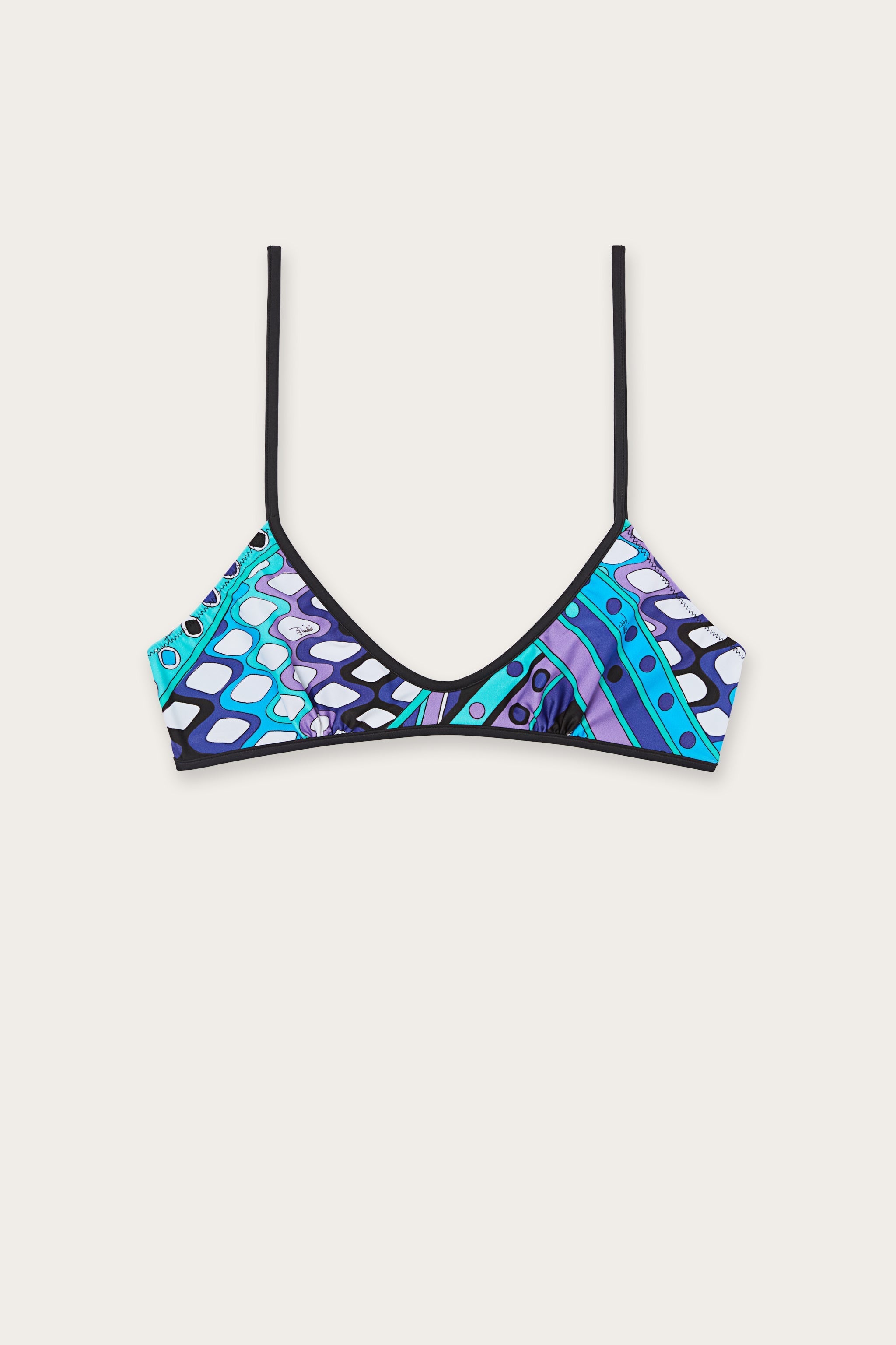Pucci Vivara Print Balconette Bikini Top