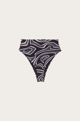 Pucci Labirinto Print High-Waisted Bikini Bottom