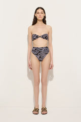 Pucci Labirinto Print High-Waisted Bikini Bottom