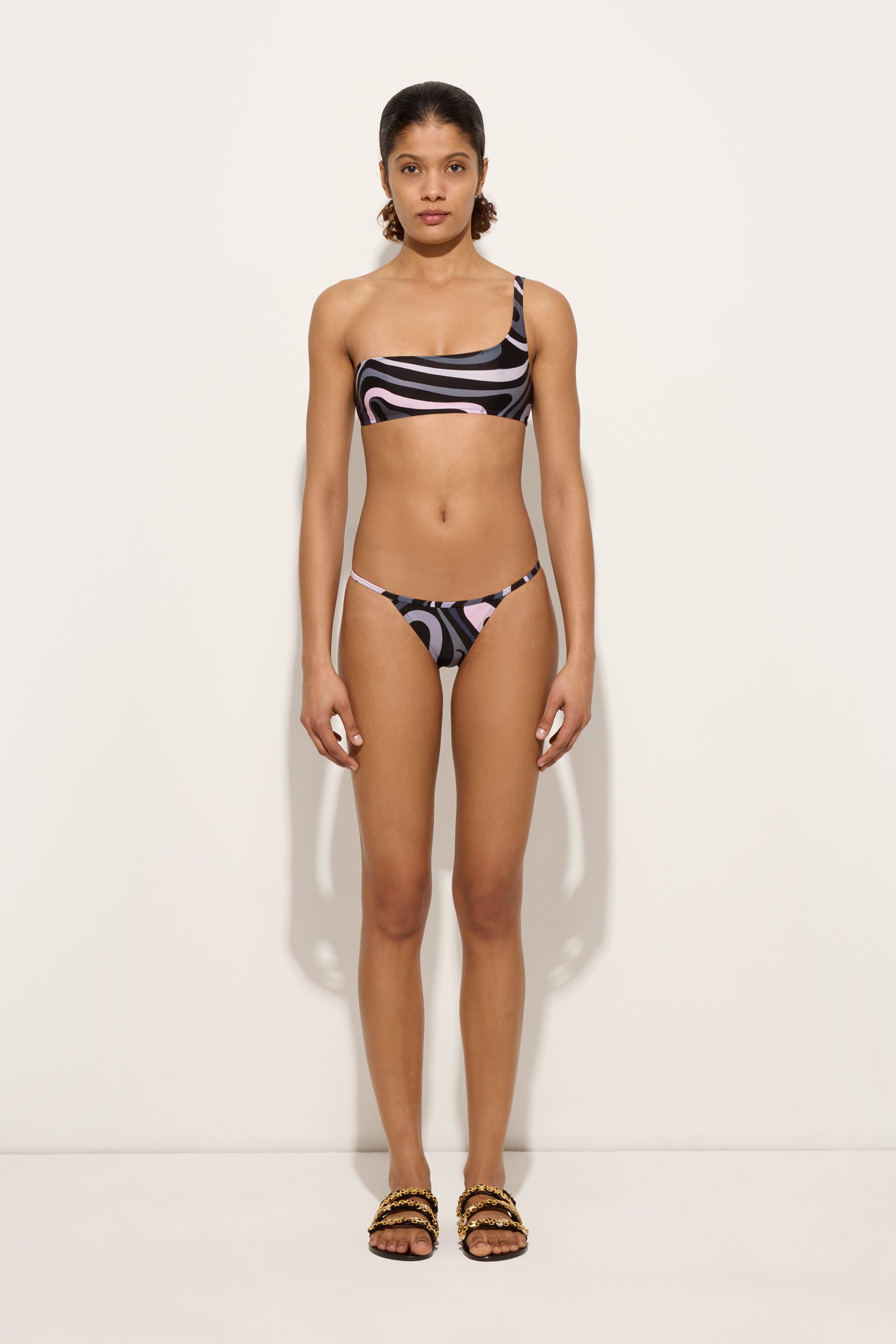 Pucci Marmo Print Bikini Bottom