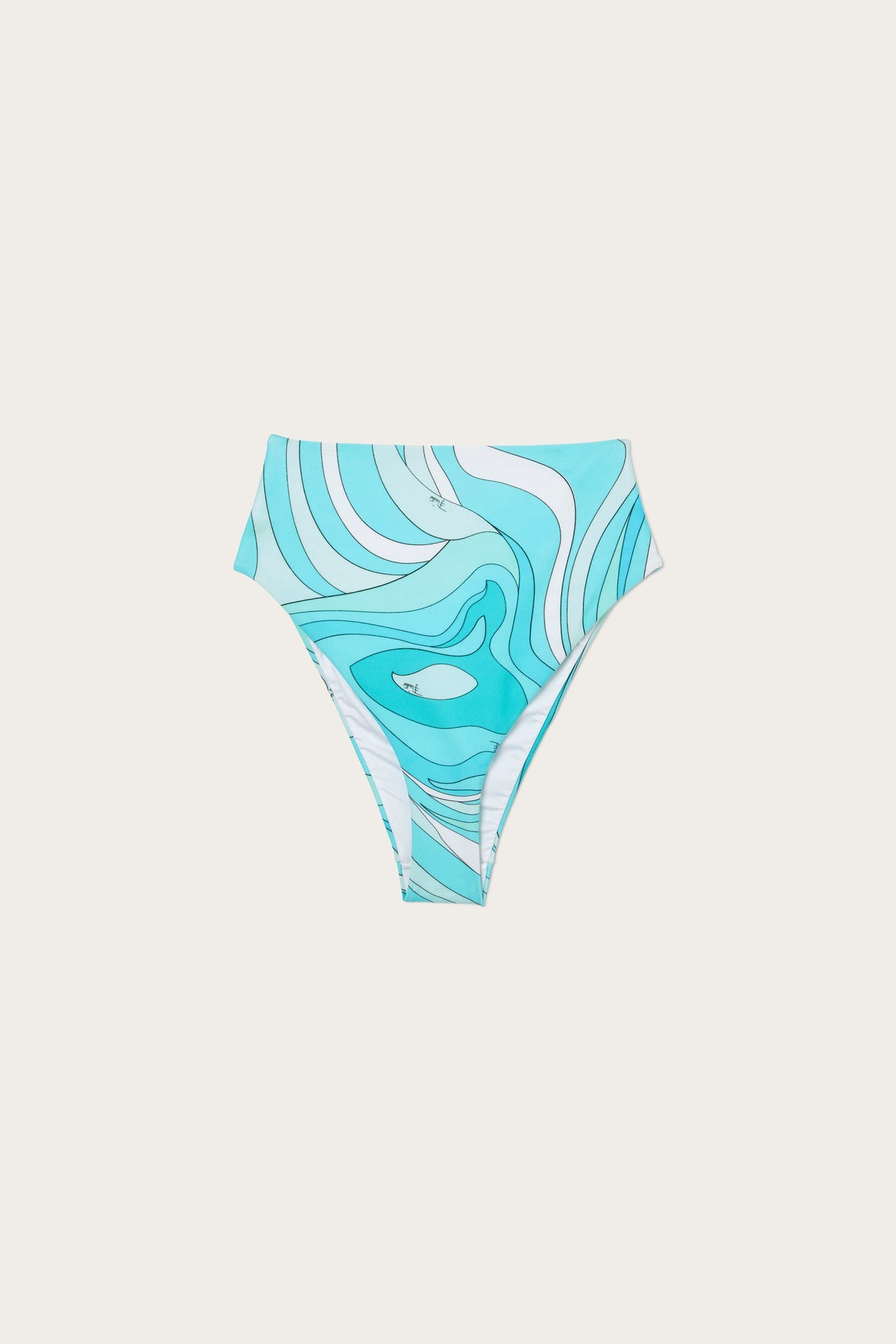 Pucci Marmo Print High-Waisted Bikini Bottom