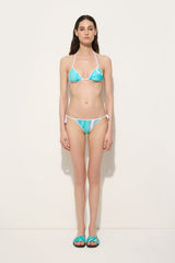 Pucci Marmo Print Triangle Bikini Top