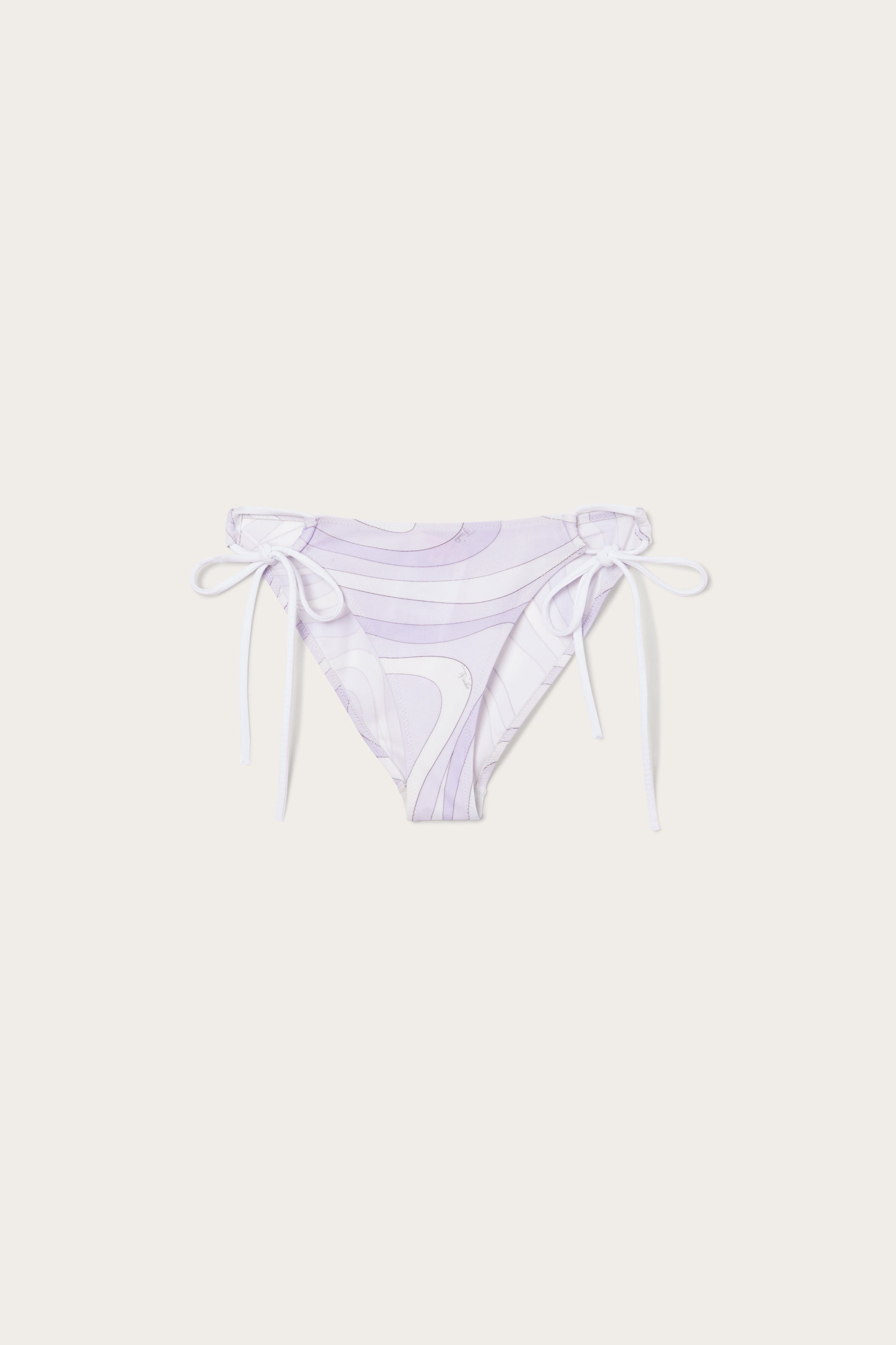 Pucci Marmo Print Bikini Bottom with Ties