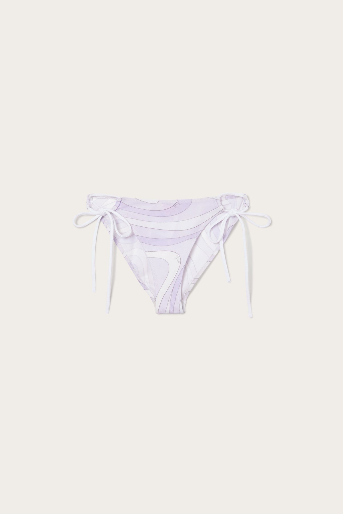 Pucci Marmo Print Bikini Bottom with Ties