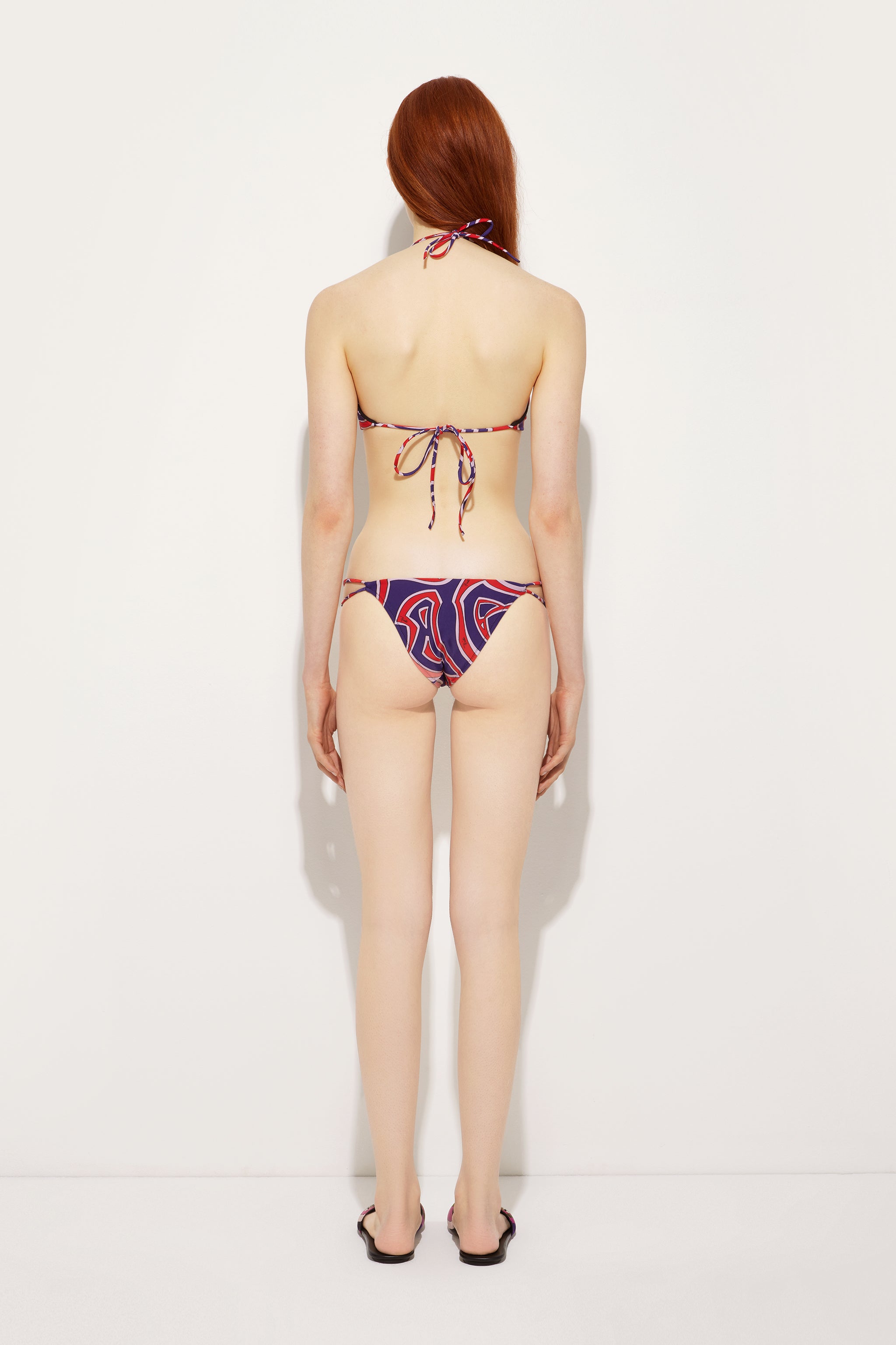 Pucci Labirinto Print Triangle Bikini Top