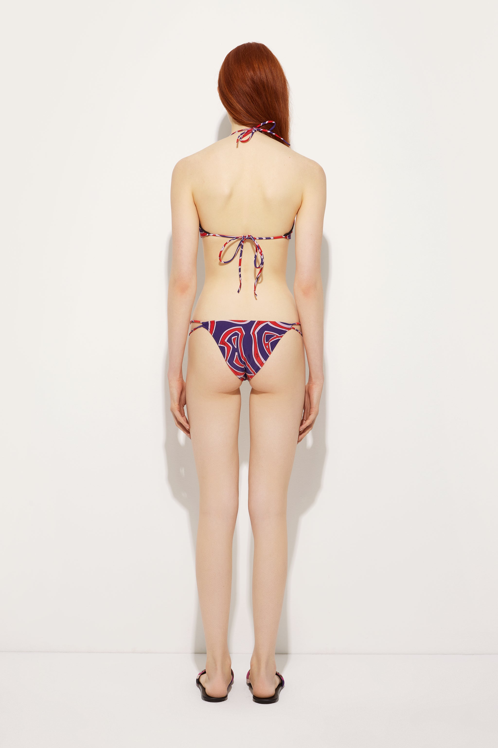 Pucci Labirinto Print V-Cut Bikini Bottom