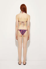 Pucci Labirinto Print V-Cut Bikini Bottom
