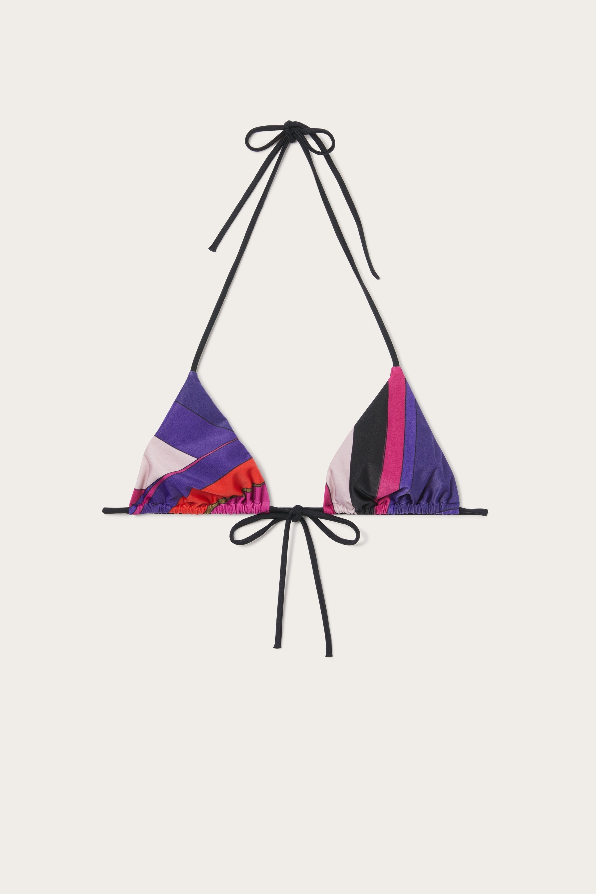 Pucci Iride Print Triangle Bikini Top