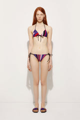 Pucci Iride Print Triangle Bikini Top