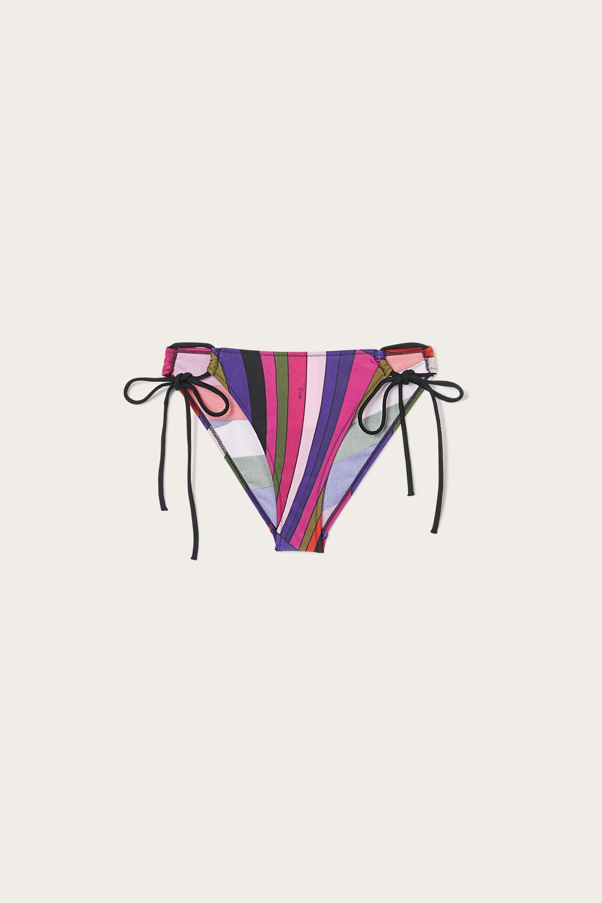 Pucci Iride Print Bikini Bottom with Ties