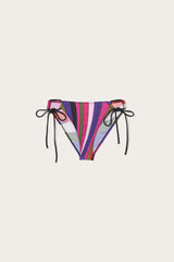 Pucci Iride Print Bikini Bottom with Ties