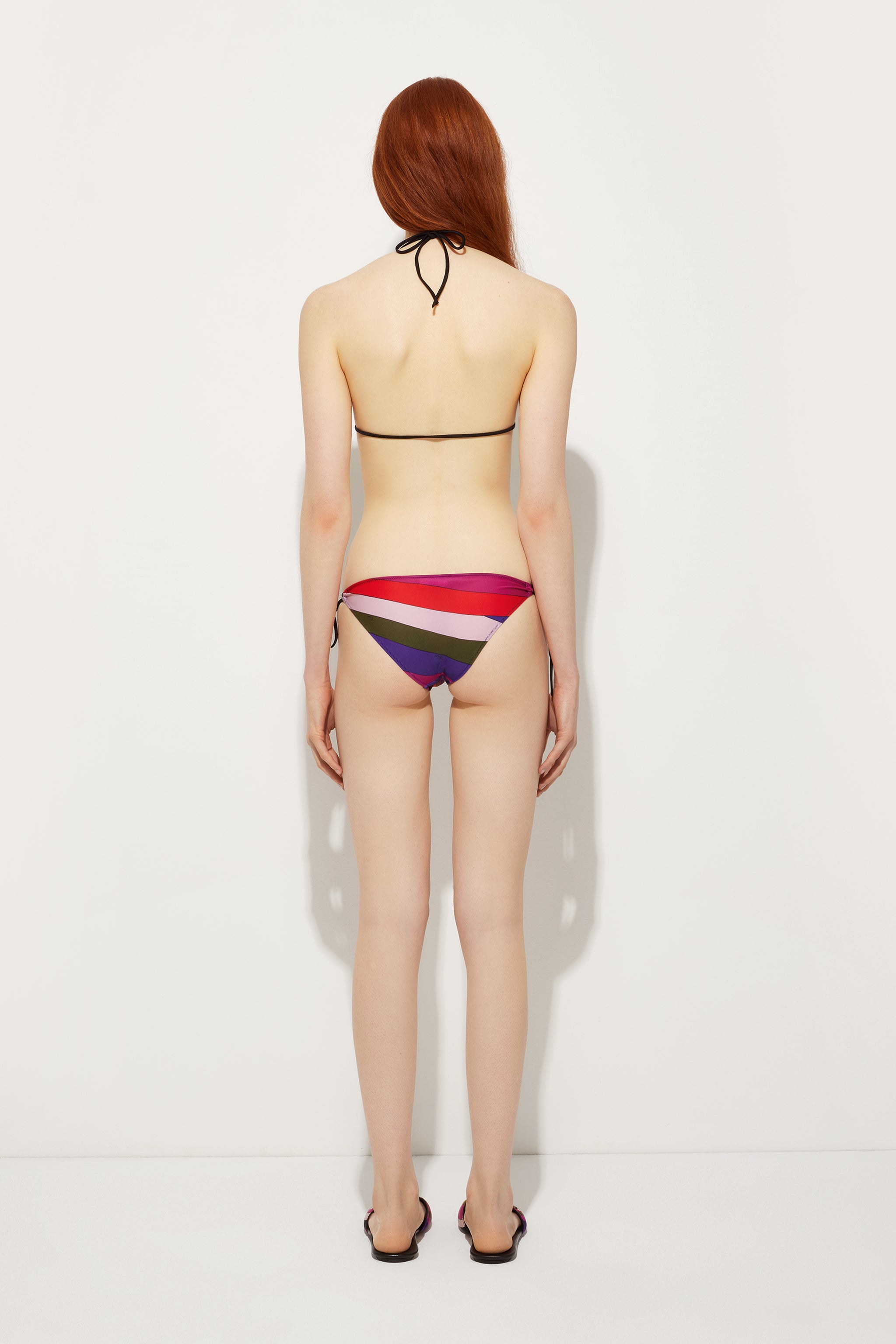Pucci Iride Print Bikini Bottom with Ties