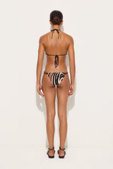 Pucci Marmo Print Triangle Bikini Top