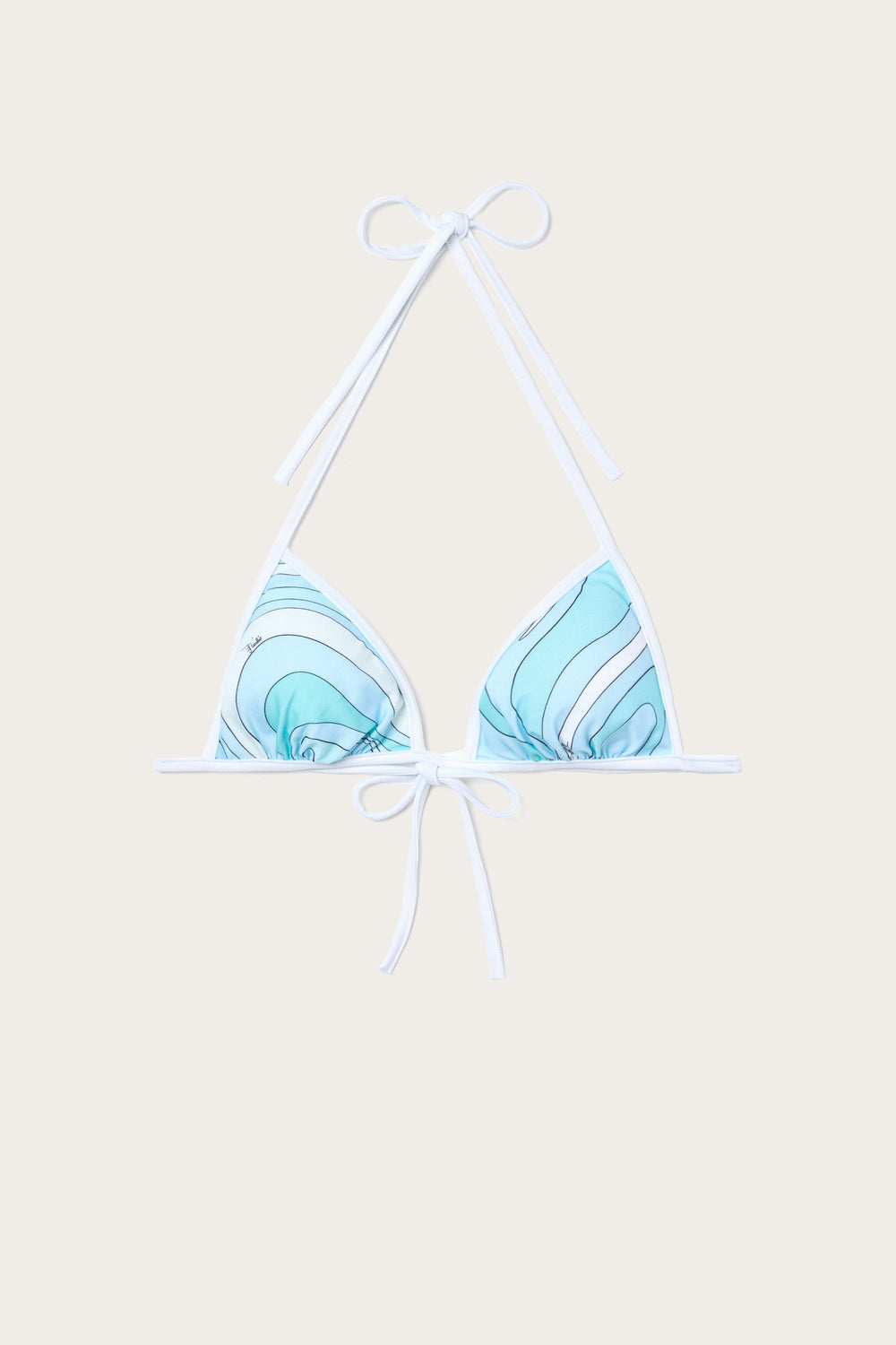 Pucci Marmo Print Bikini Top