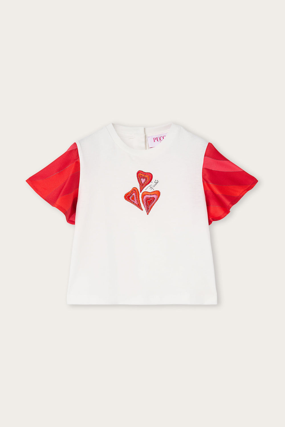 Pucci T-shirt with Printed Sleeves
