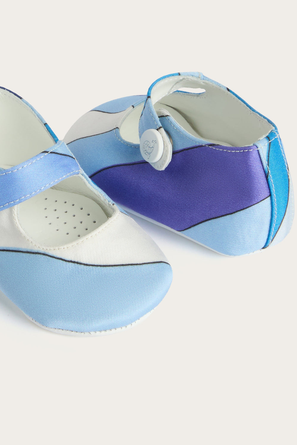 Pucci Marmo Print Newborn Ballet Flats