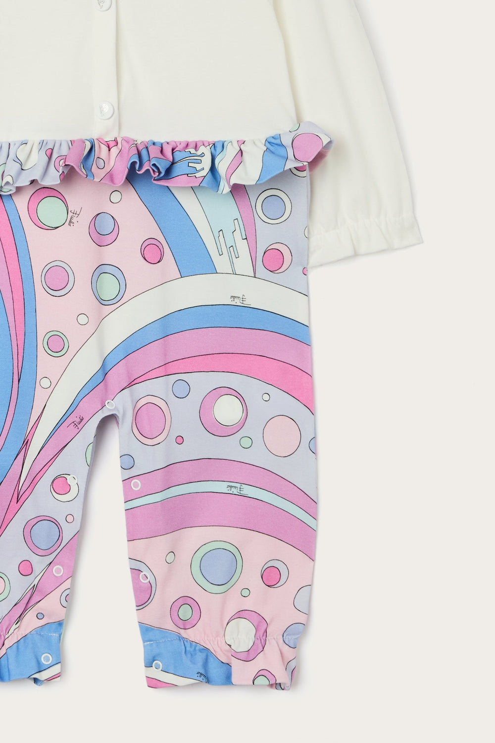 Pucci Maternity Set with Romper and Cap
