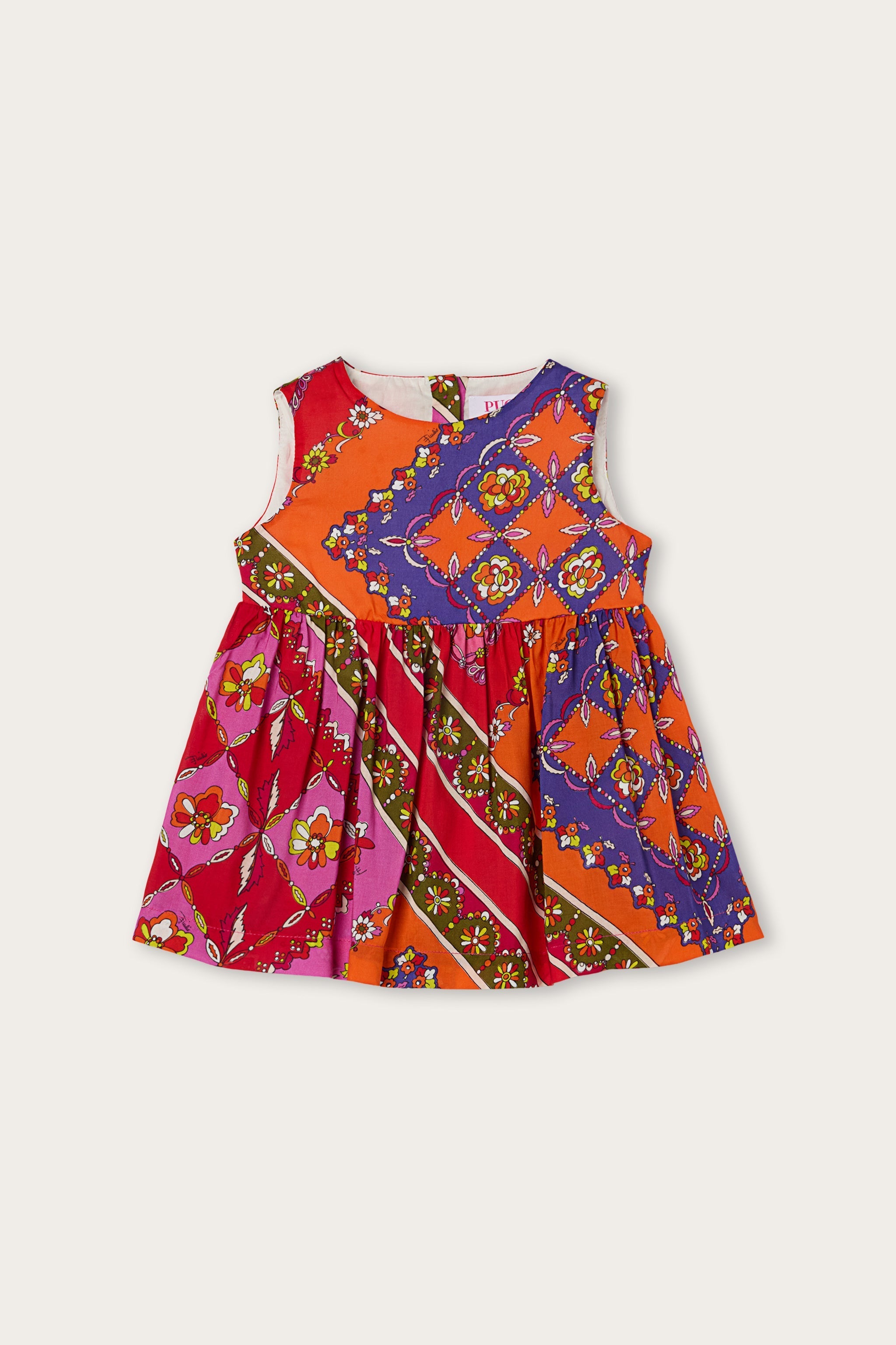 Pucci Festa Print Sleeveless Dress
