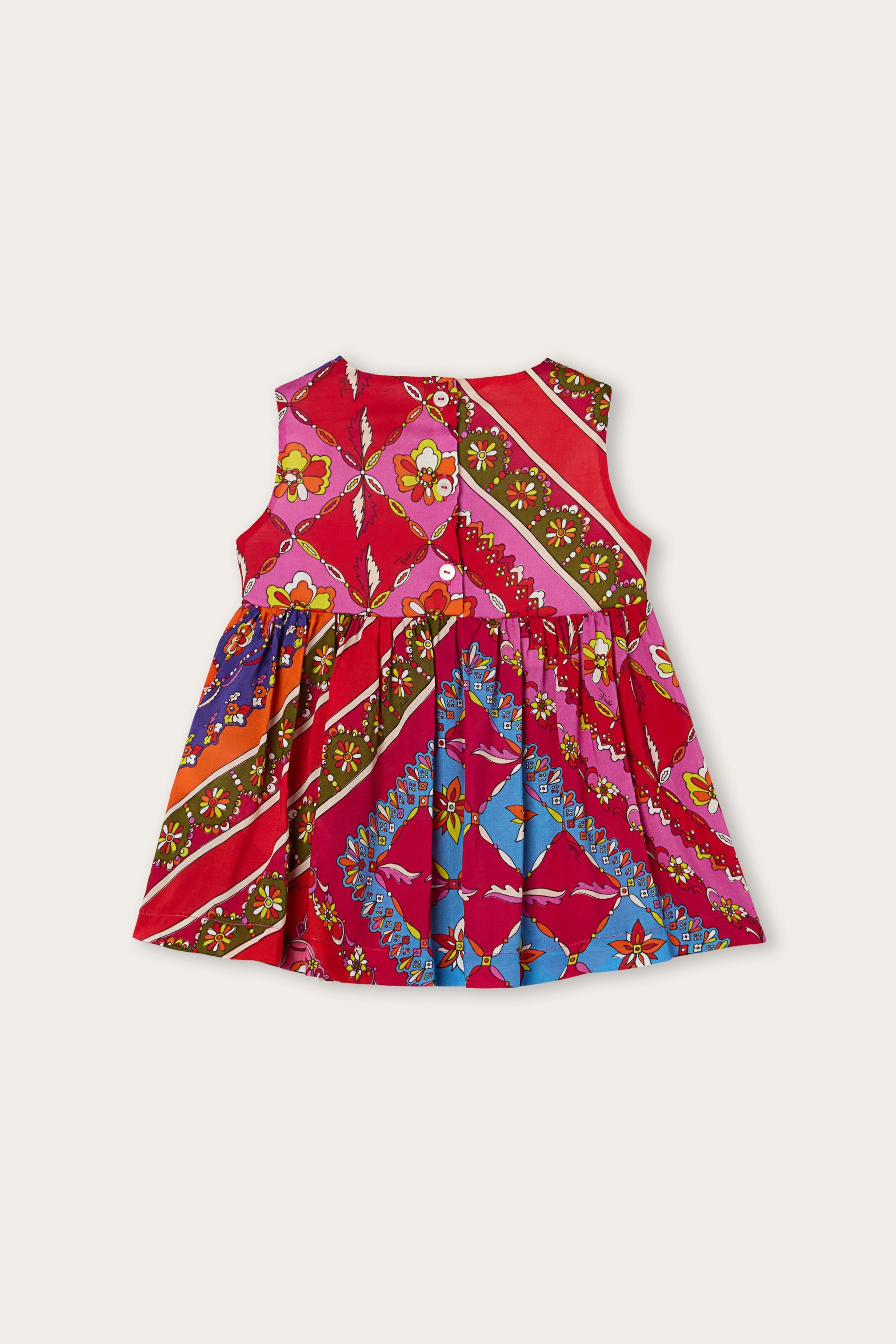 Pucci Festa Print Sleeveless Dress