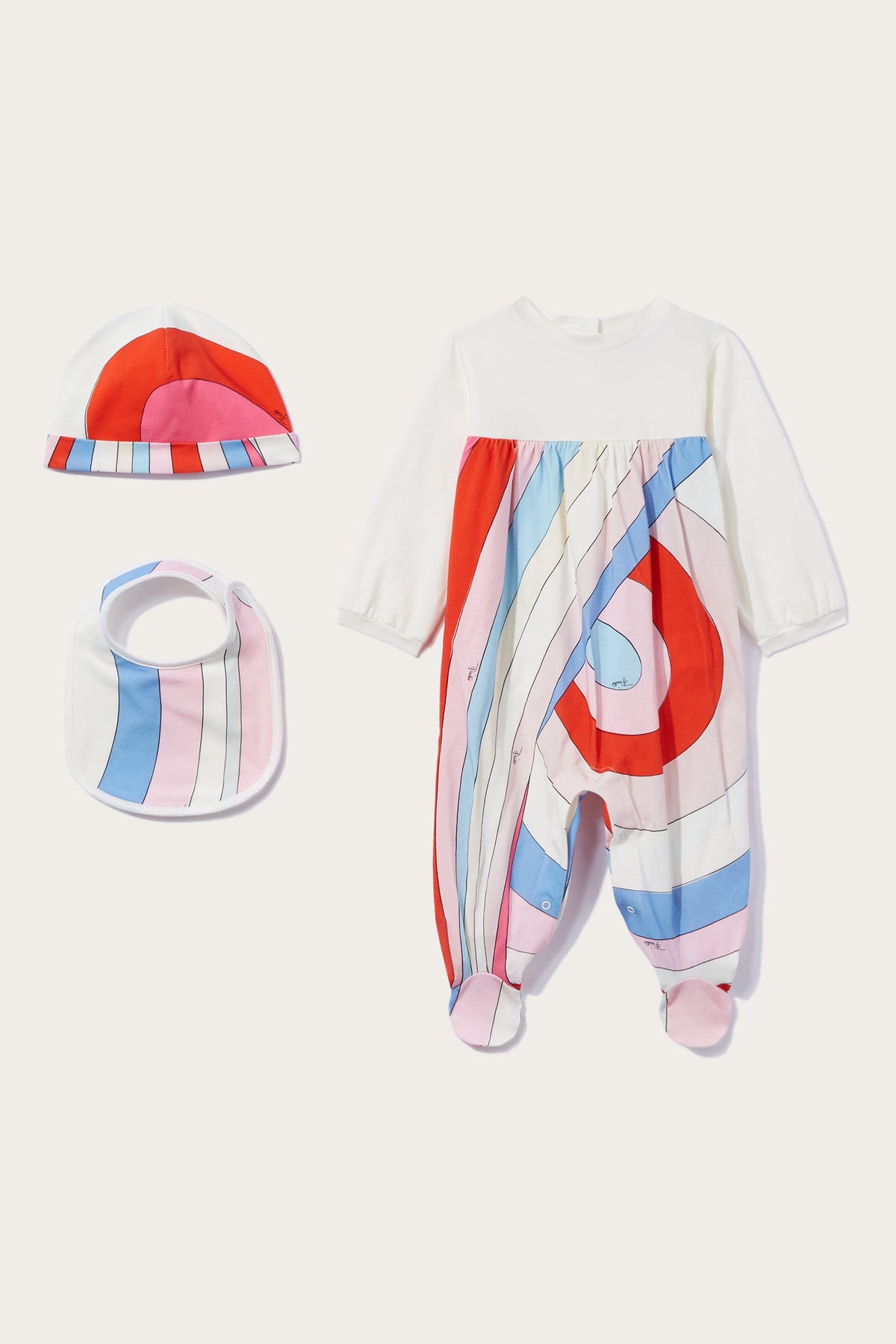 Pucci Iride-Print Babygrow Set
