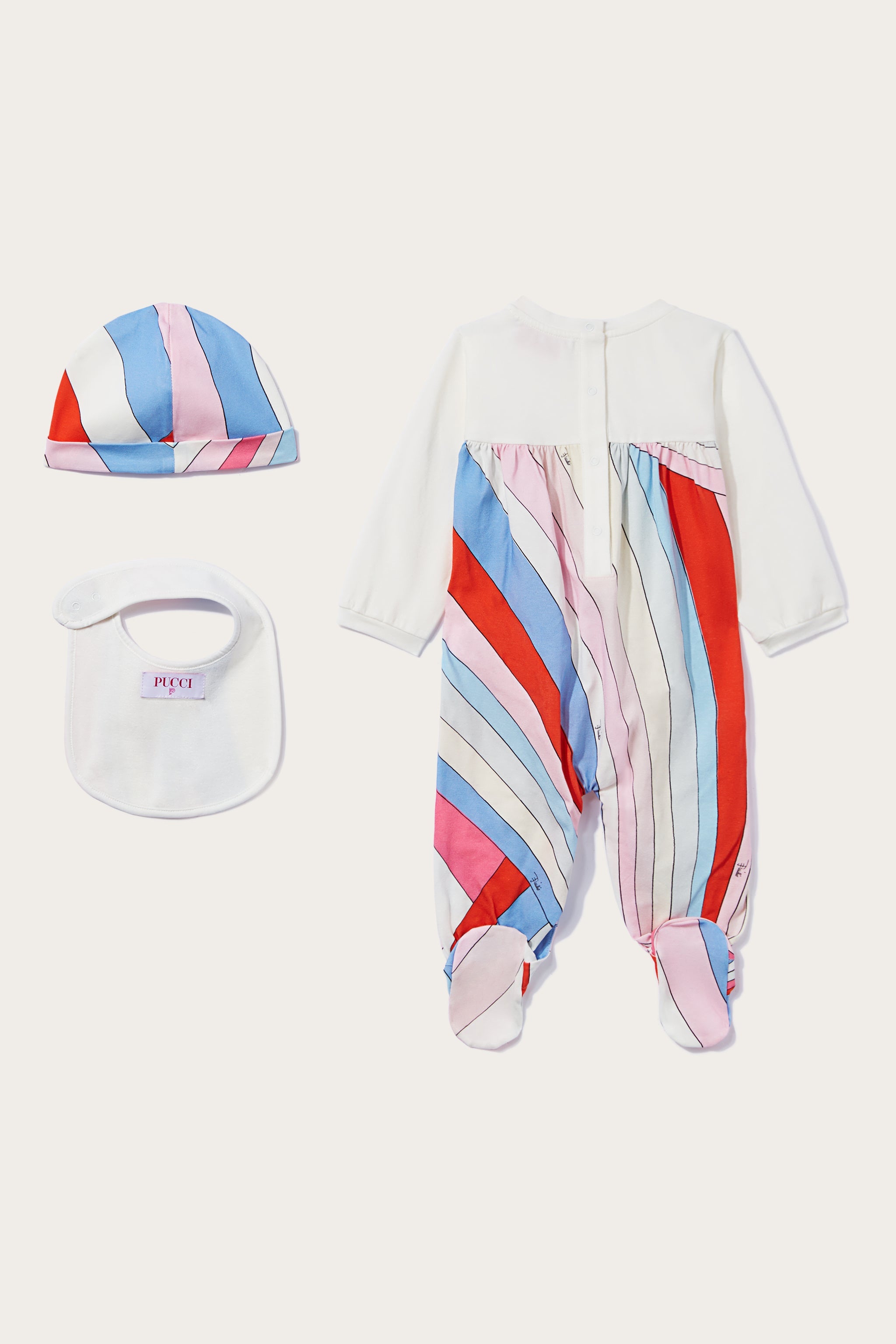 Pucci Iride-Print Babygrow Set