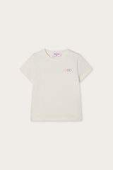 Pucci Embroidered T-shirt with Logo and Ruffle