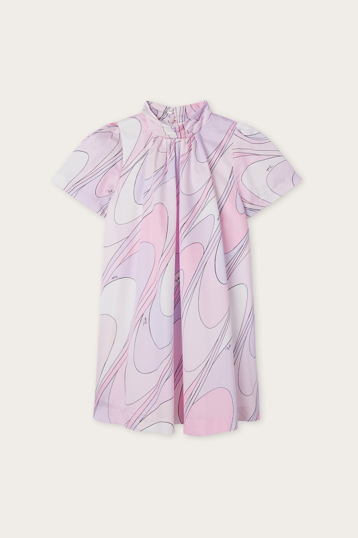 Pucci Onde Print Satin Dress