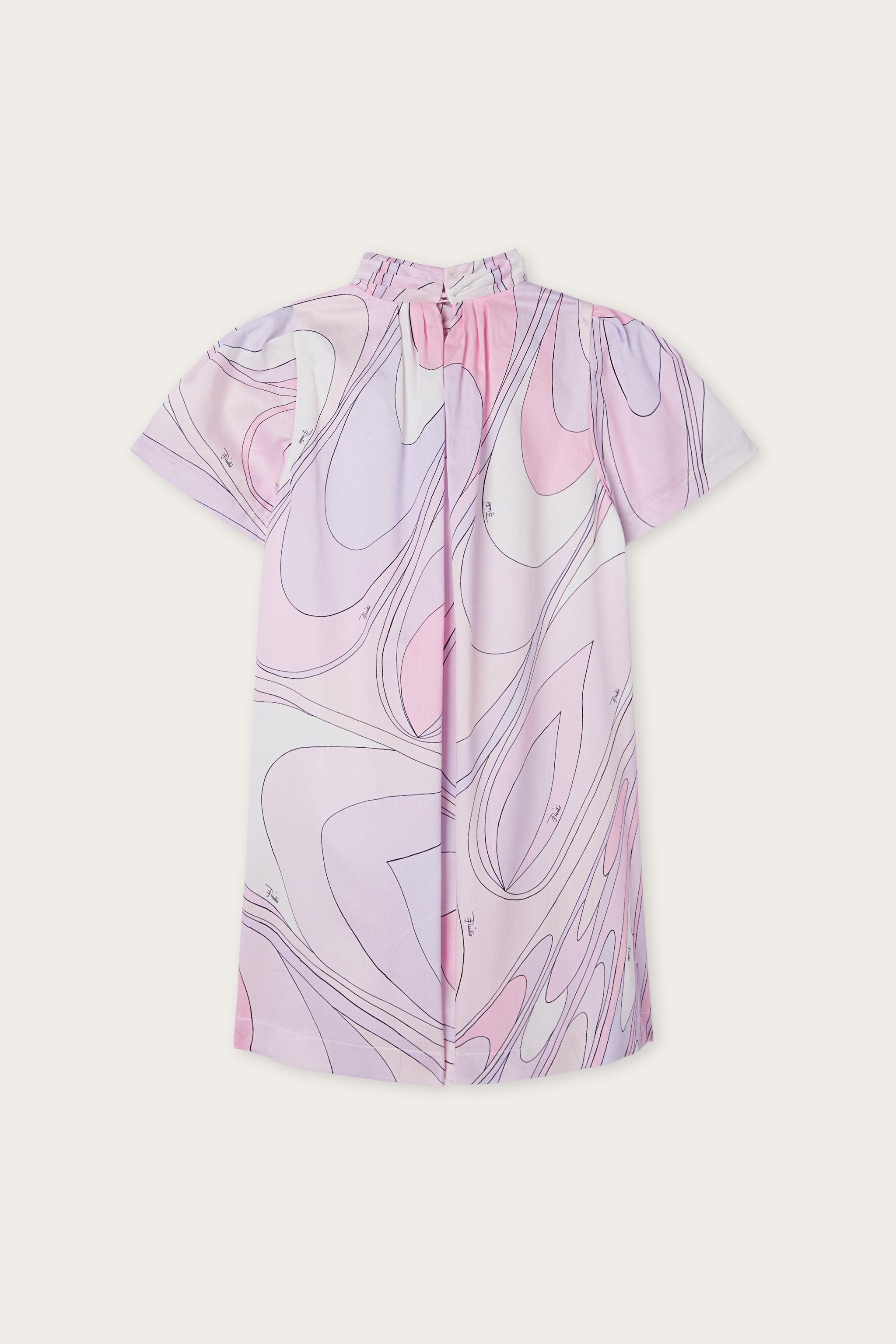 Pucci Onde Print Satin Dress
