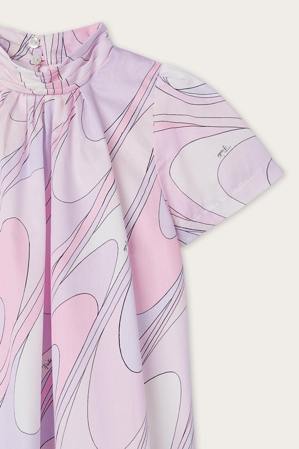 Pucci Onde Print Satin Dress