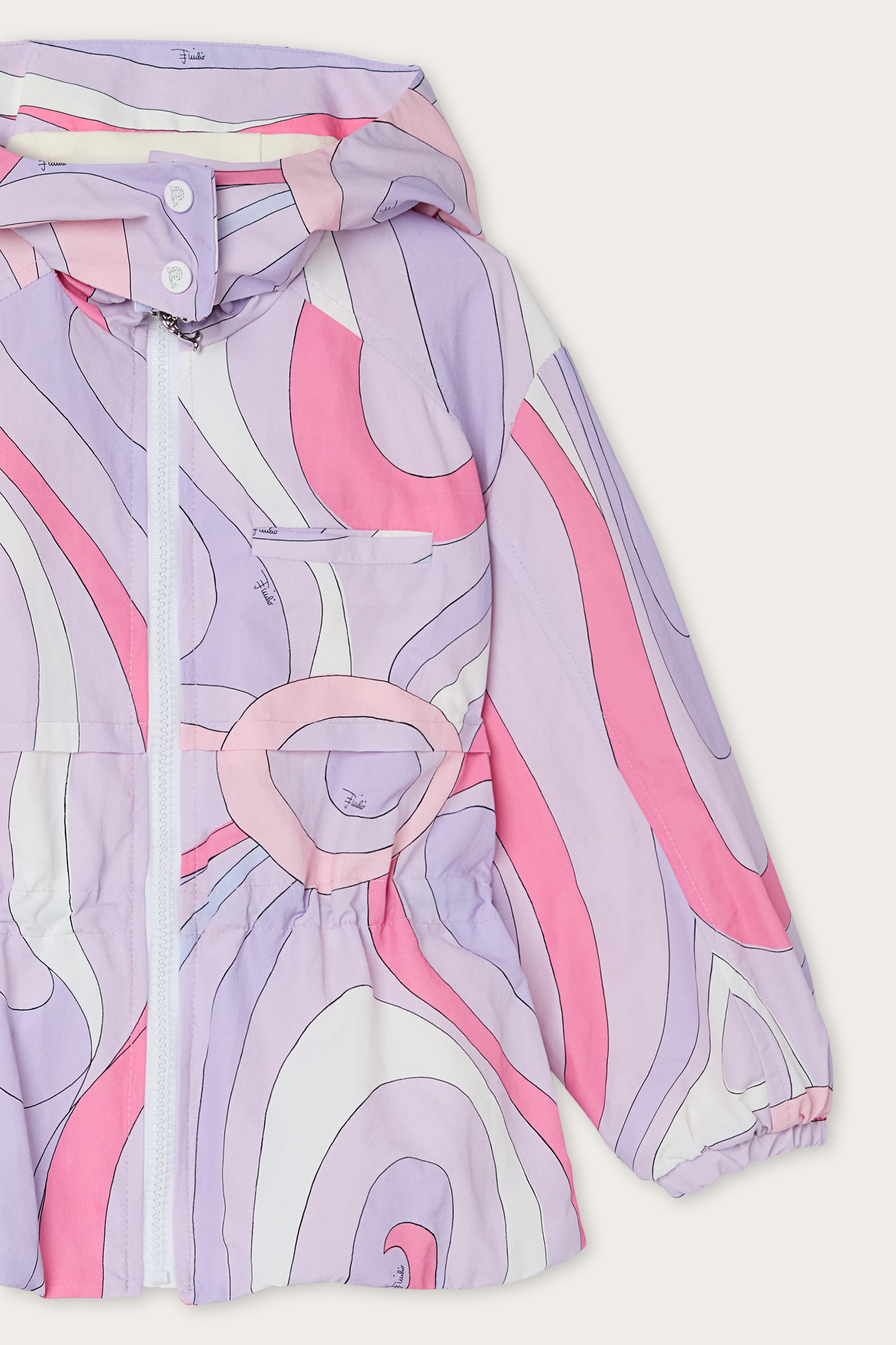 Pucci Marmo Print Waterproof Jacket