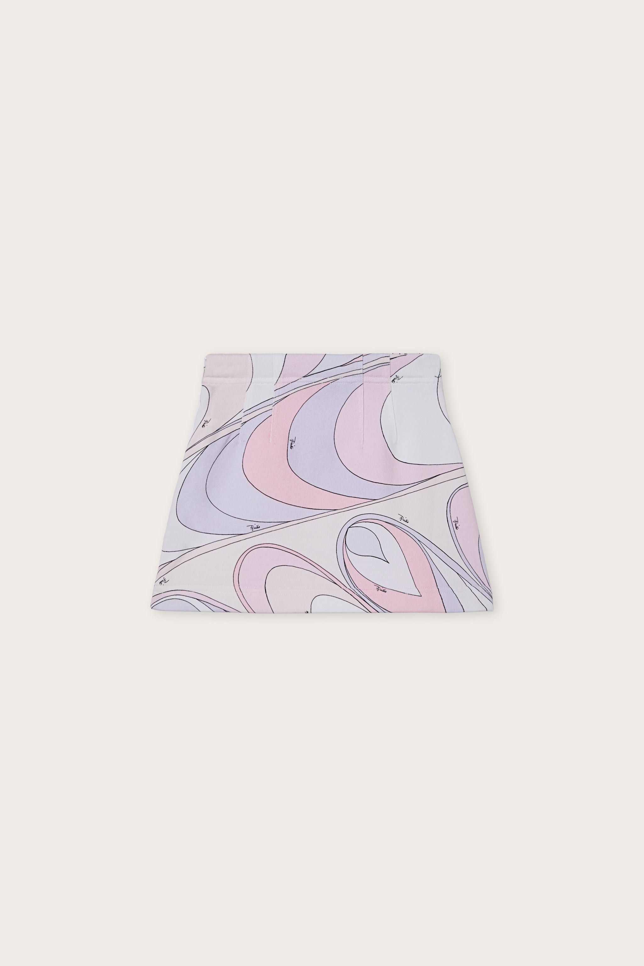 Pucci Onde Print Fleece Skirt