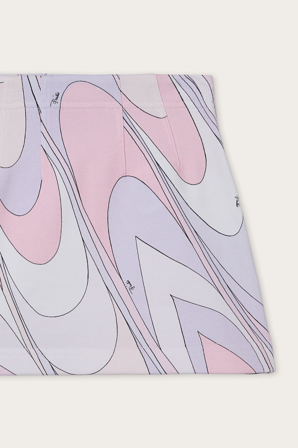 Pucci Onde Print Fleece Skirt