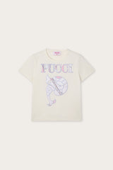 Pucci T-shirt with Embroidered Logo and Fish