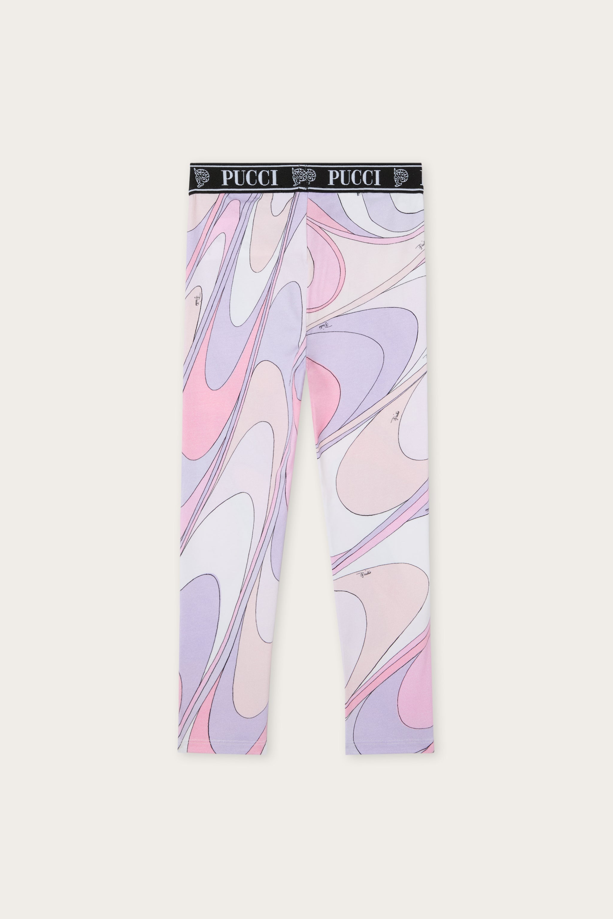 Pucci Onde Print Leggings with Waistband