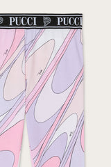 Pucci Onde Print Leggings with Waistband