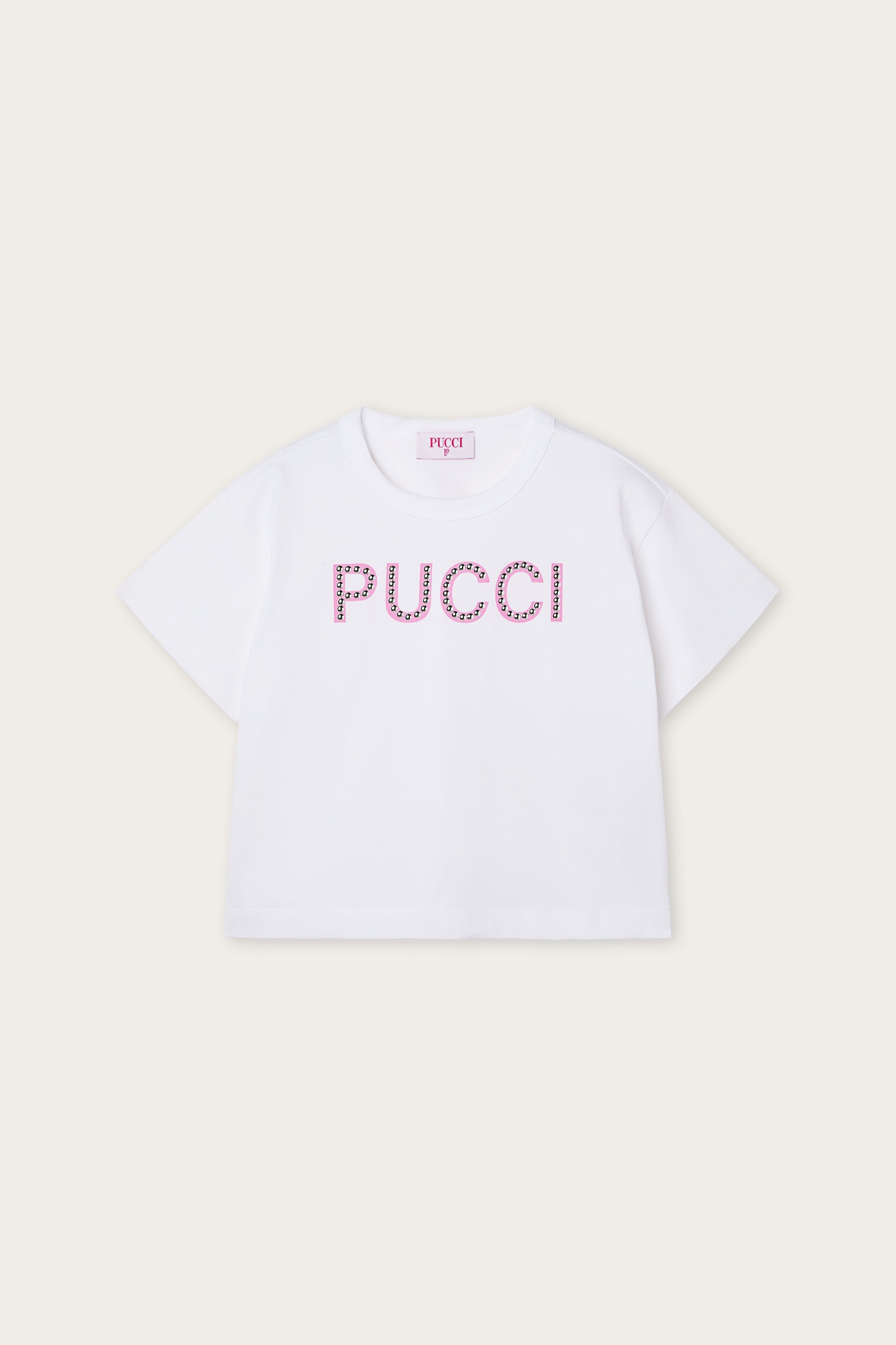 Pucci T-shirt with Decorated Logo