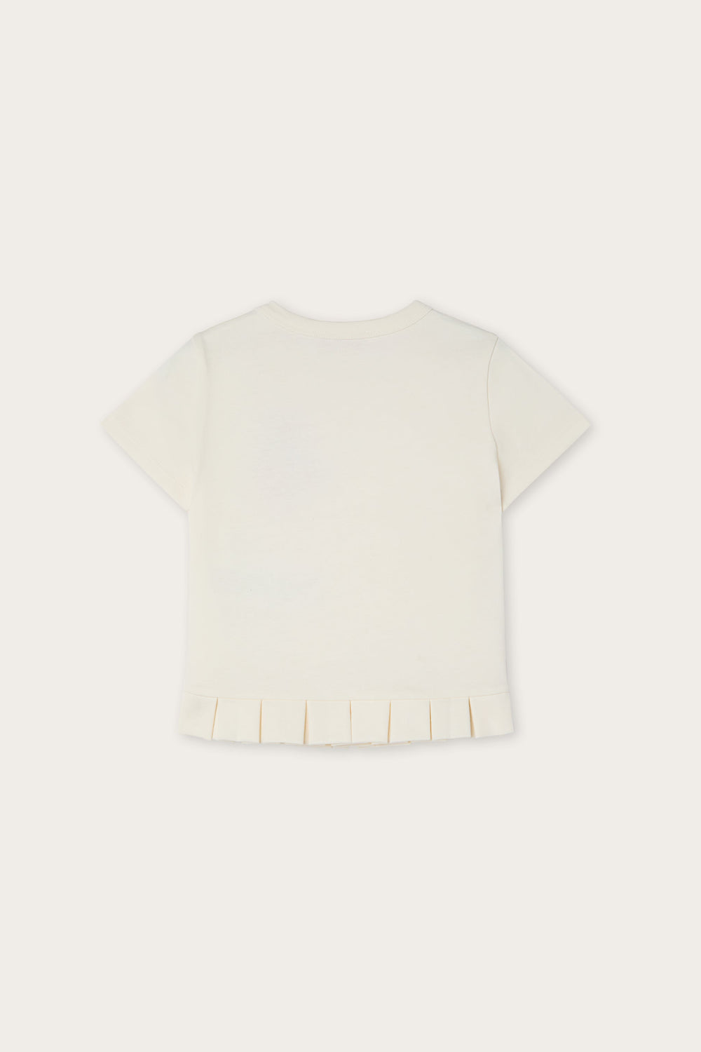 Pucci Embroidered T-shirt with Pleated Hem
