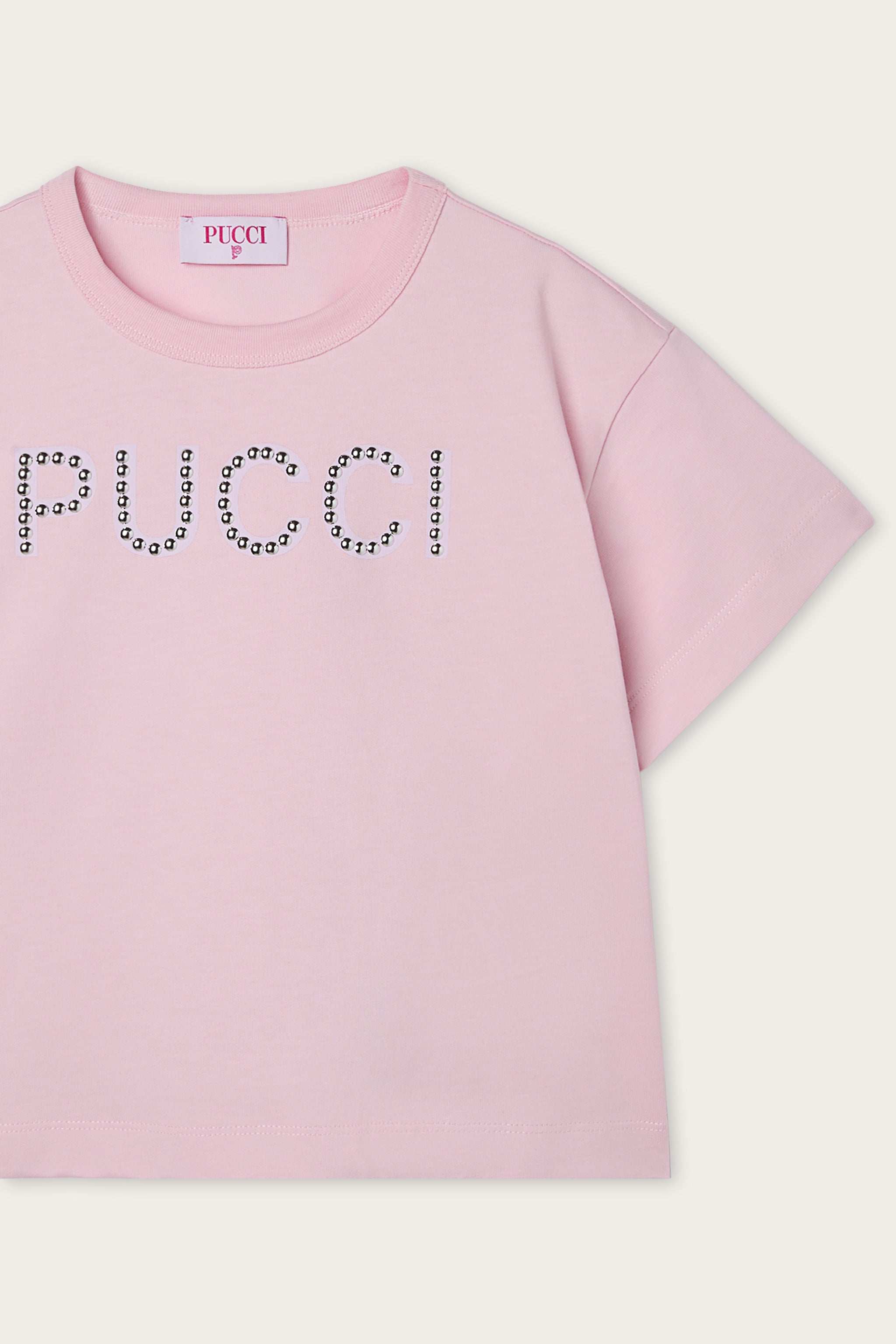 Pucci T-shirt with Decorated Logo
