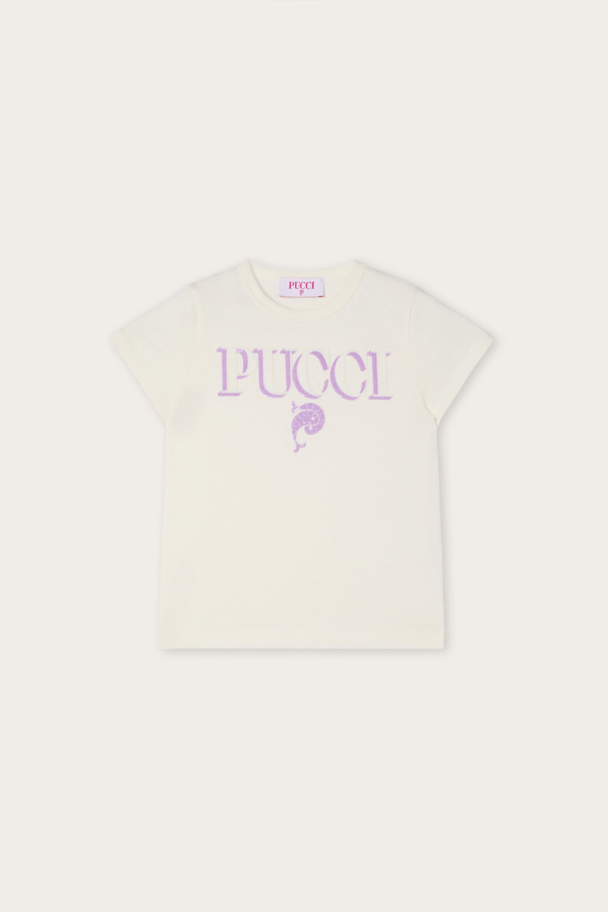 Pucci Sequin-Embellished Logo T-Shirt