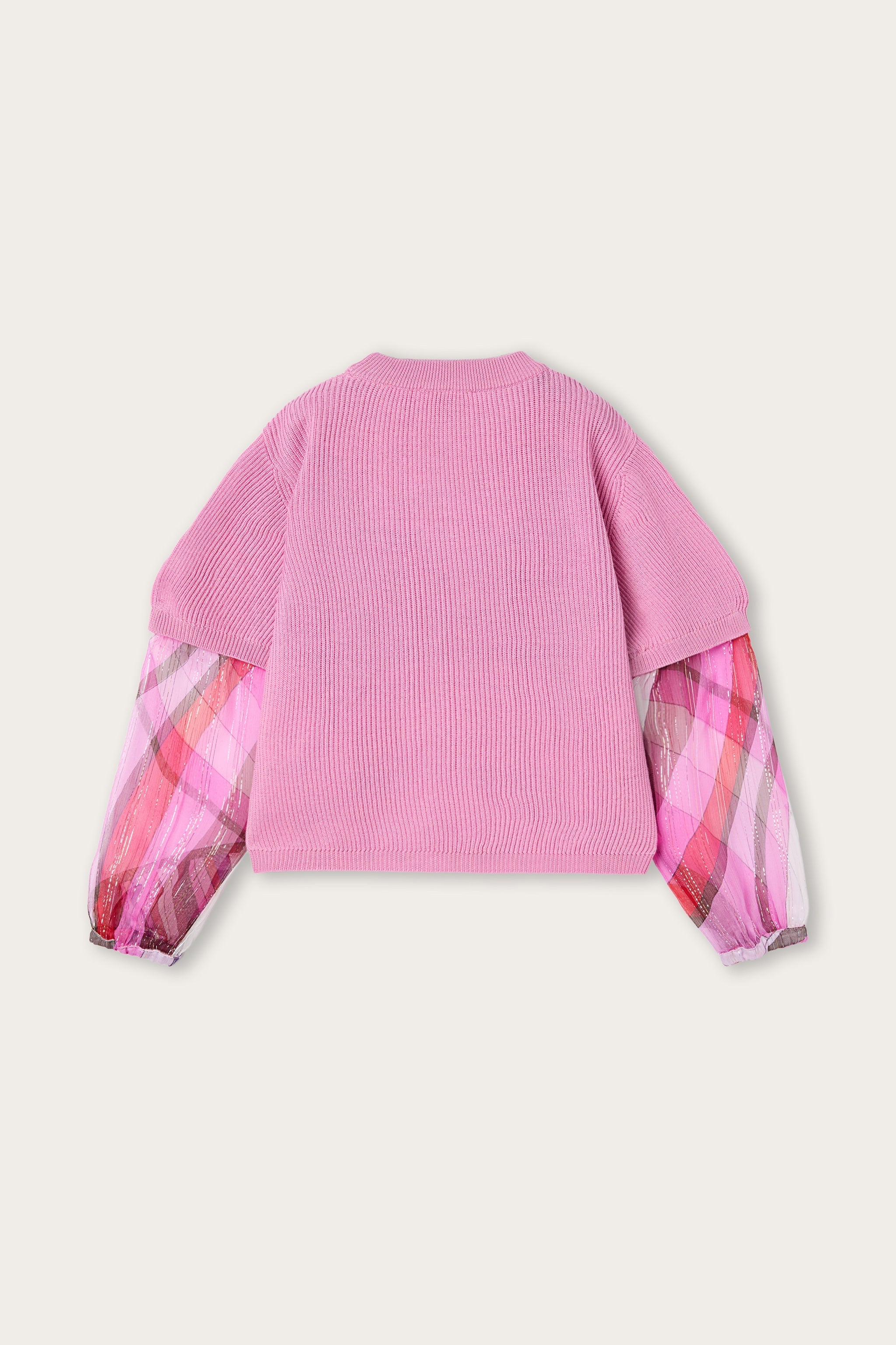 Pucci Sweater with Voile Sleeves