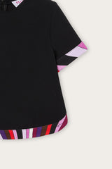 Pucci Top with Printed Edges