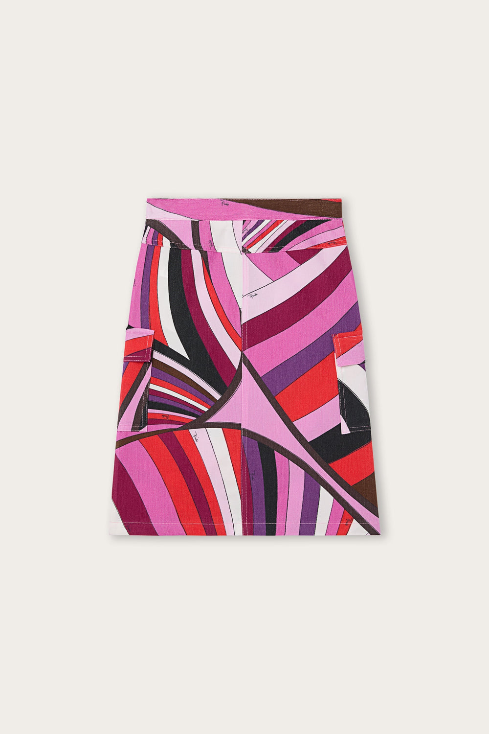Pucci Iride Print Midi Skirt