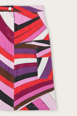 Pucci Iride Print Midi Skirt