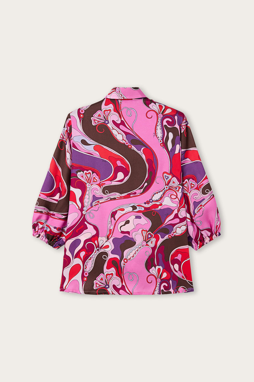 Pucci Orchidee Print Shirt Dress